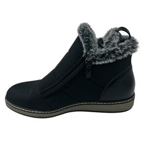 White Mountain Women’s Taurus Faux Fur Lined Winter Ankle Boots Size 10 Wide